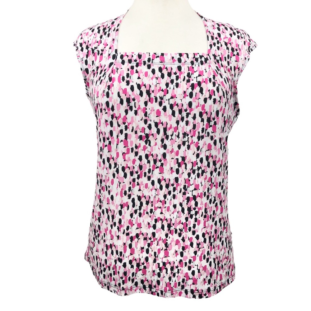Black Label Sleeveless Shirt Blouse Top Small